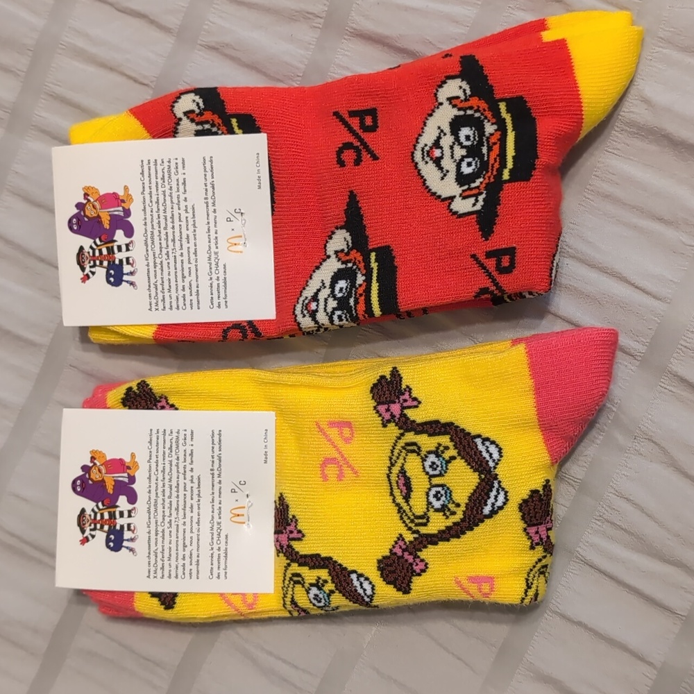 NEW McDonald's Adult Socks - Picture 2 of 2